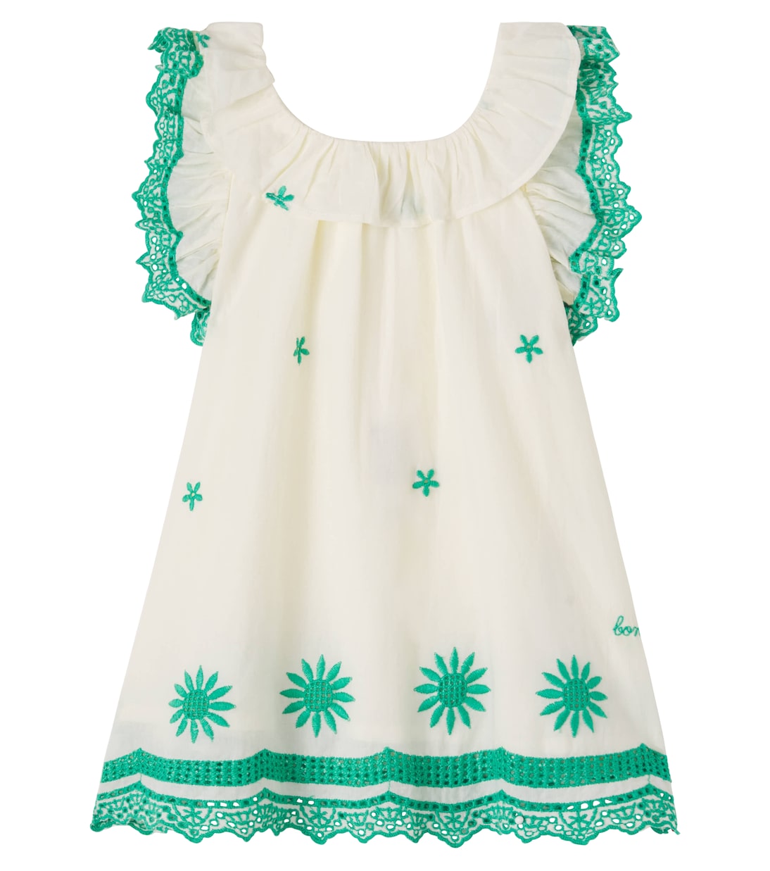 Baby Anna embroidered cotton dress | Bonton