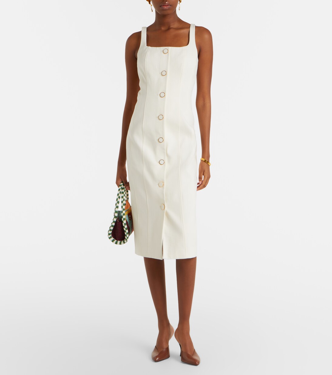 Liana cotton midi dress | Veronica Beard