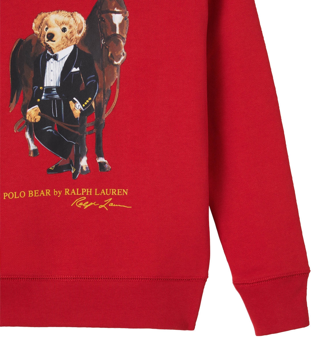 Polo Bear cotton sweatshirt | Polo Ralph Lauren Kids