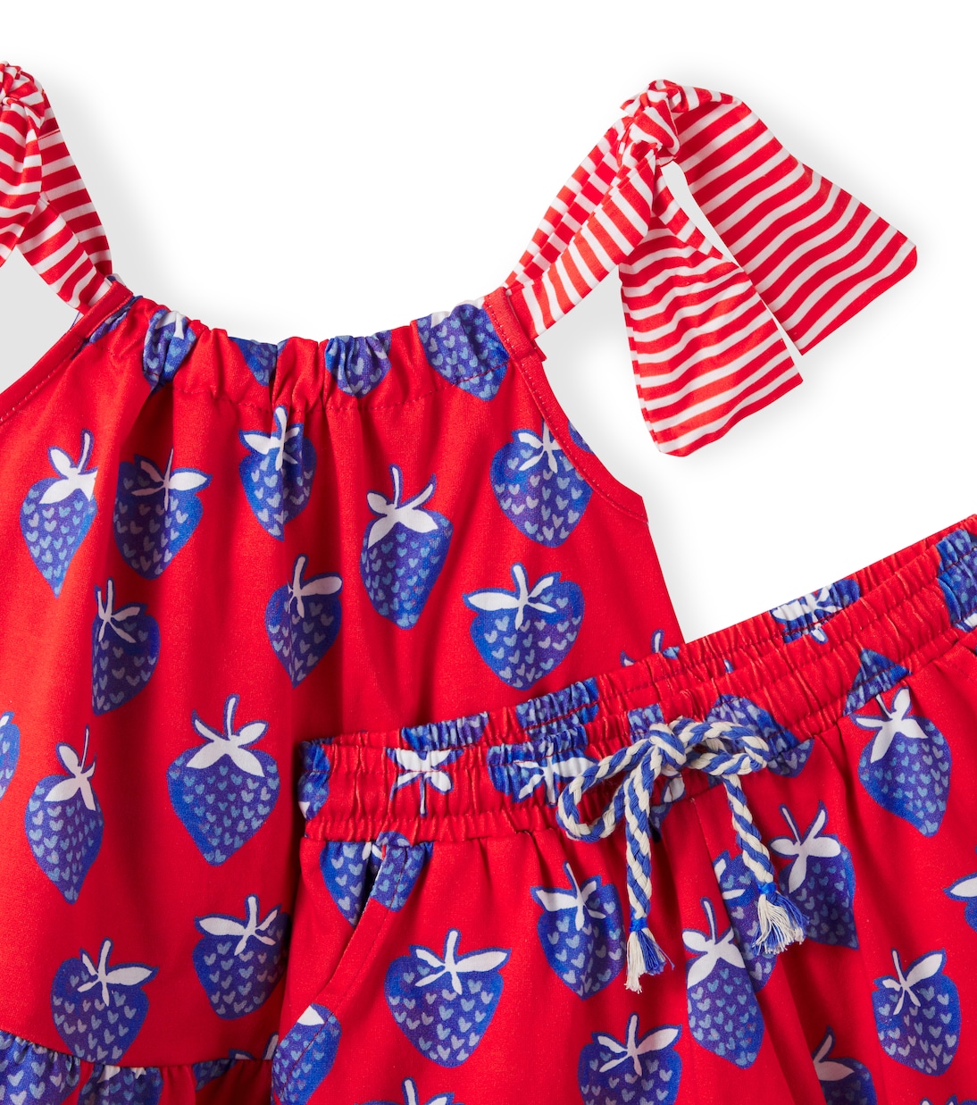 Silvestre cotton top and shorts set | Fábula