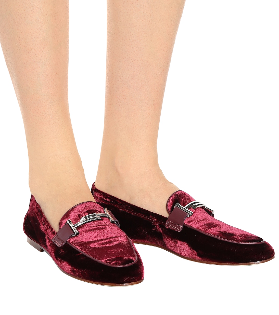 Double T velvet loafers | Tod's