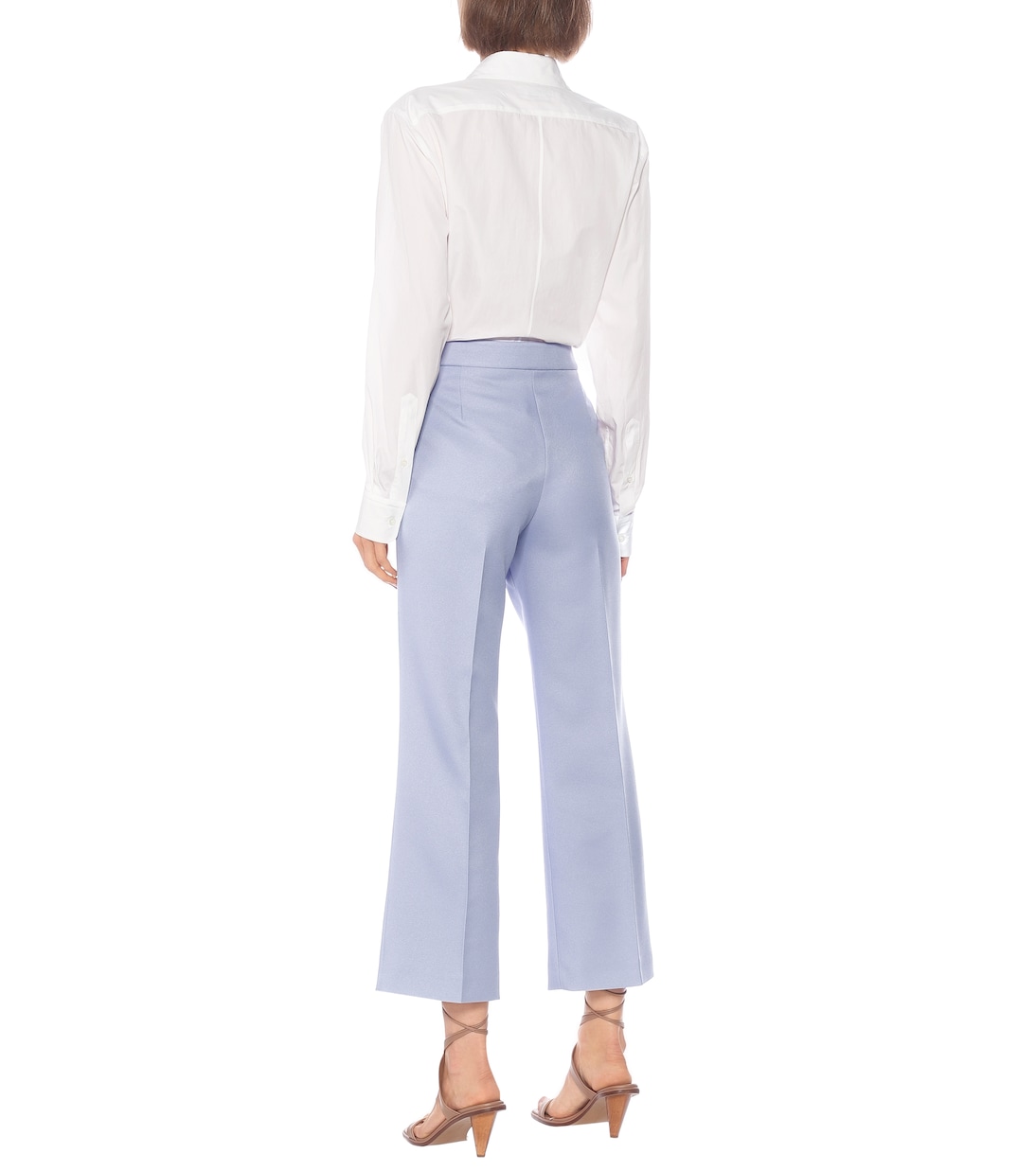 High-rise straight-leg pants | Stella McCartney