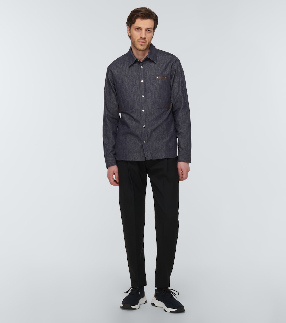 Sneakers Shadow aus Strick | Berluti