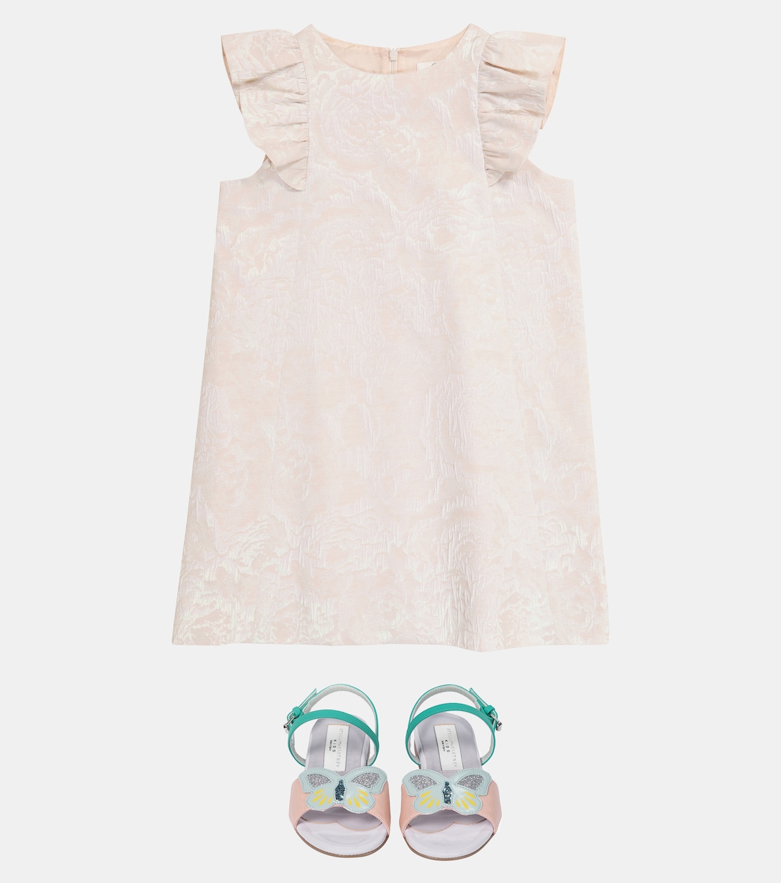 Vestido Poupée de jacquard floral | Bonpoint