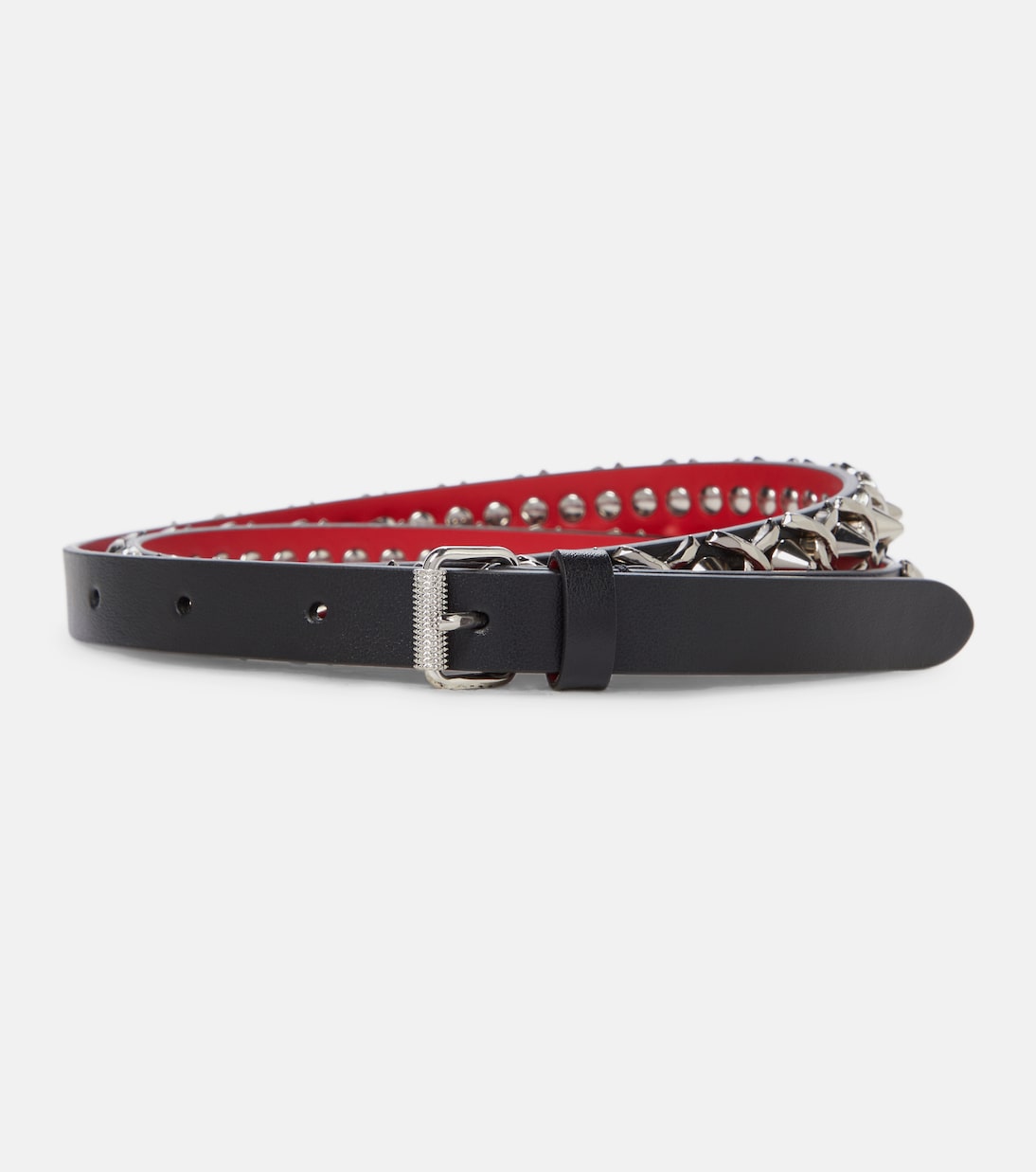 Loubispikes embellished leather belt | Christian Louboutin