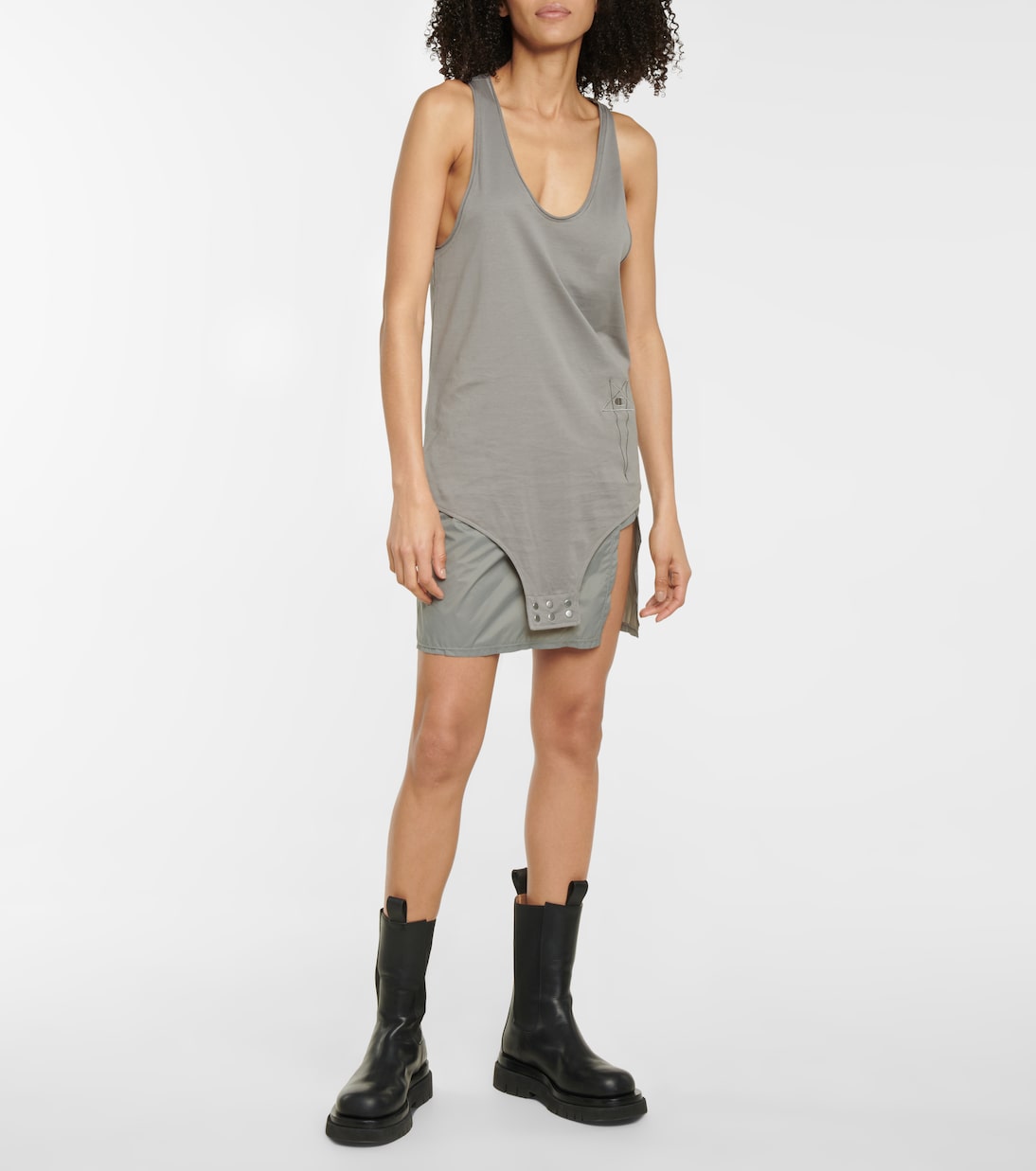 x Champion® cotton jersey bodysuit | Rick Owens