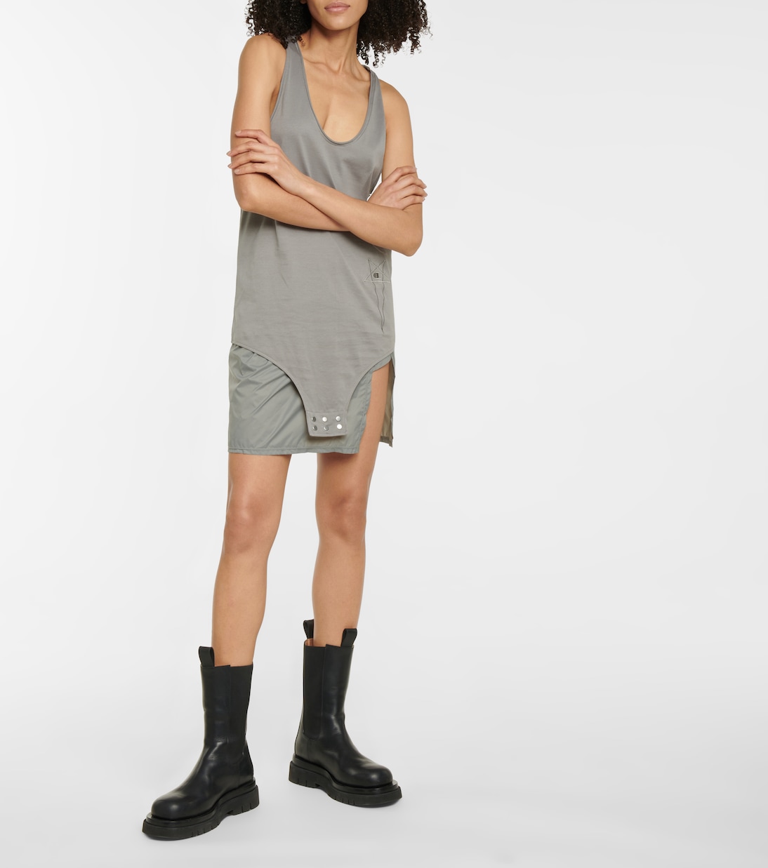 x Champion® cotton jersey bodysuit | Rick Owens