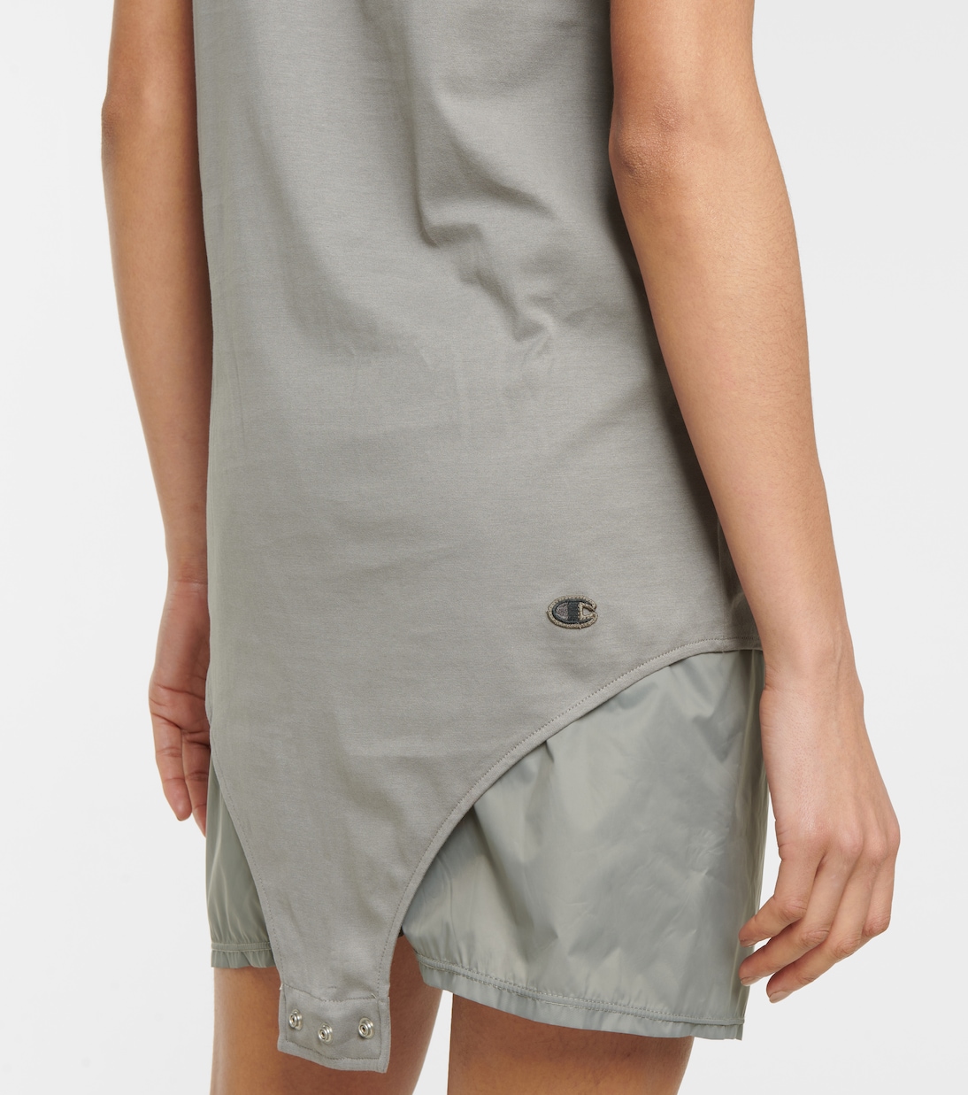 x Champion® cotton jersey bodysuit | Rick Owens