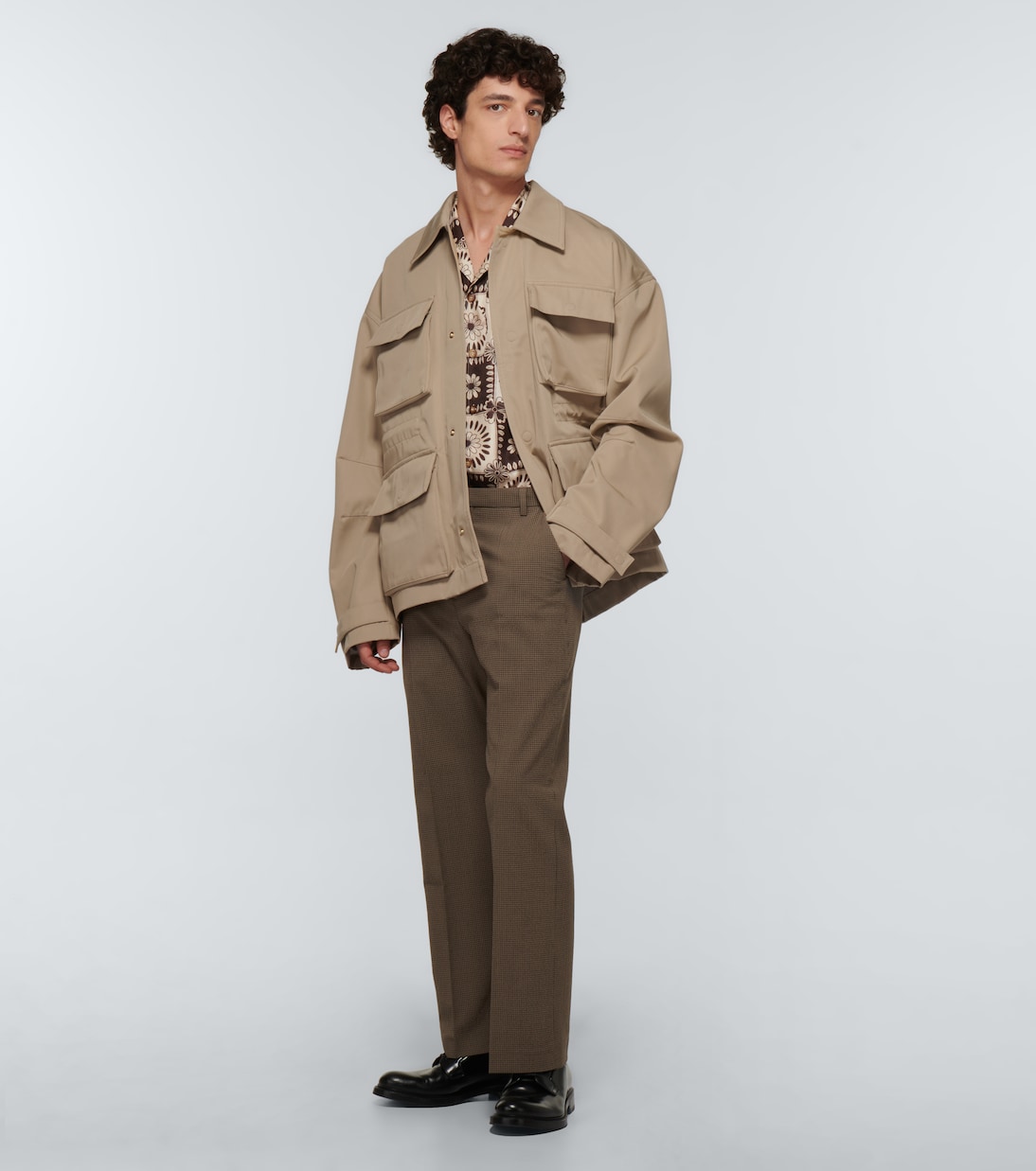 Chaqueta Will en sarga de algodón | Nanushka
