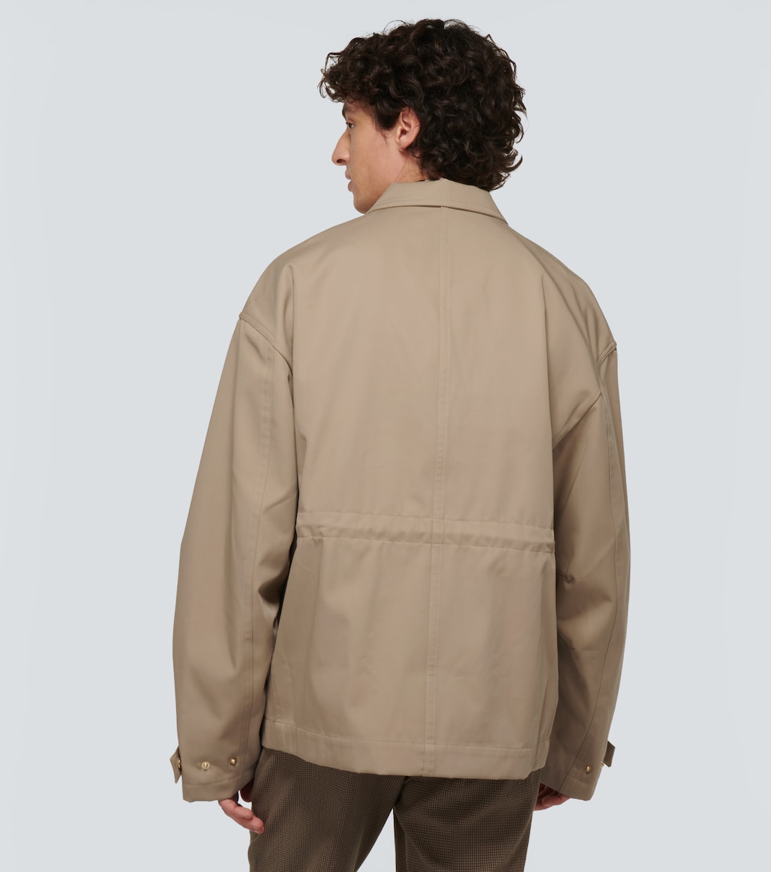 Chaqueta Will en sarga de algodón | Nanushka
