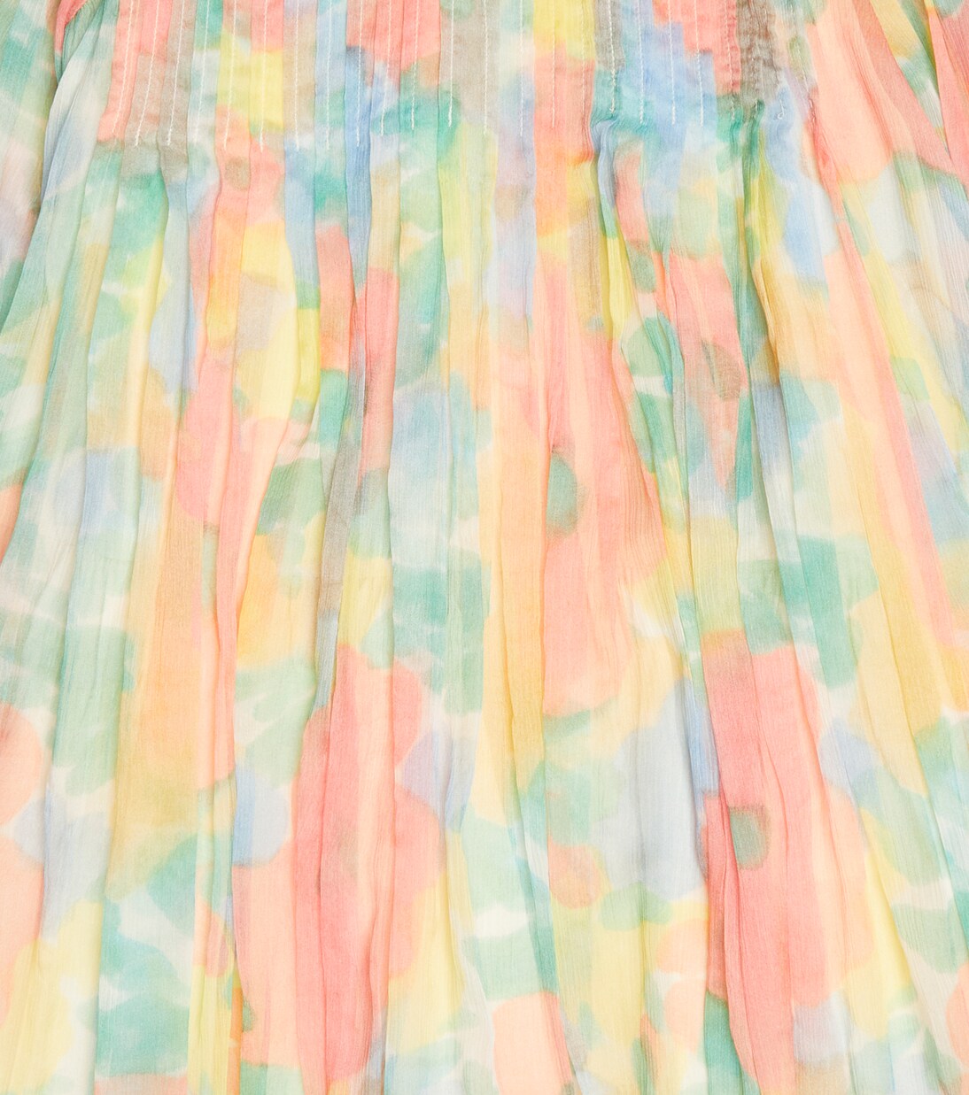 Abito in georgette di seta con stampa | Stella McCartney Kids
