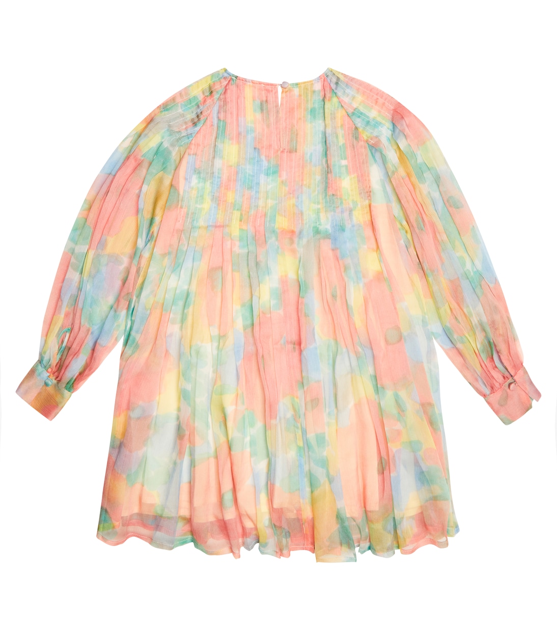 Abito in georgette di seta con stampa | Stella McCartney Kids