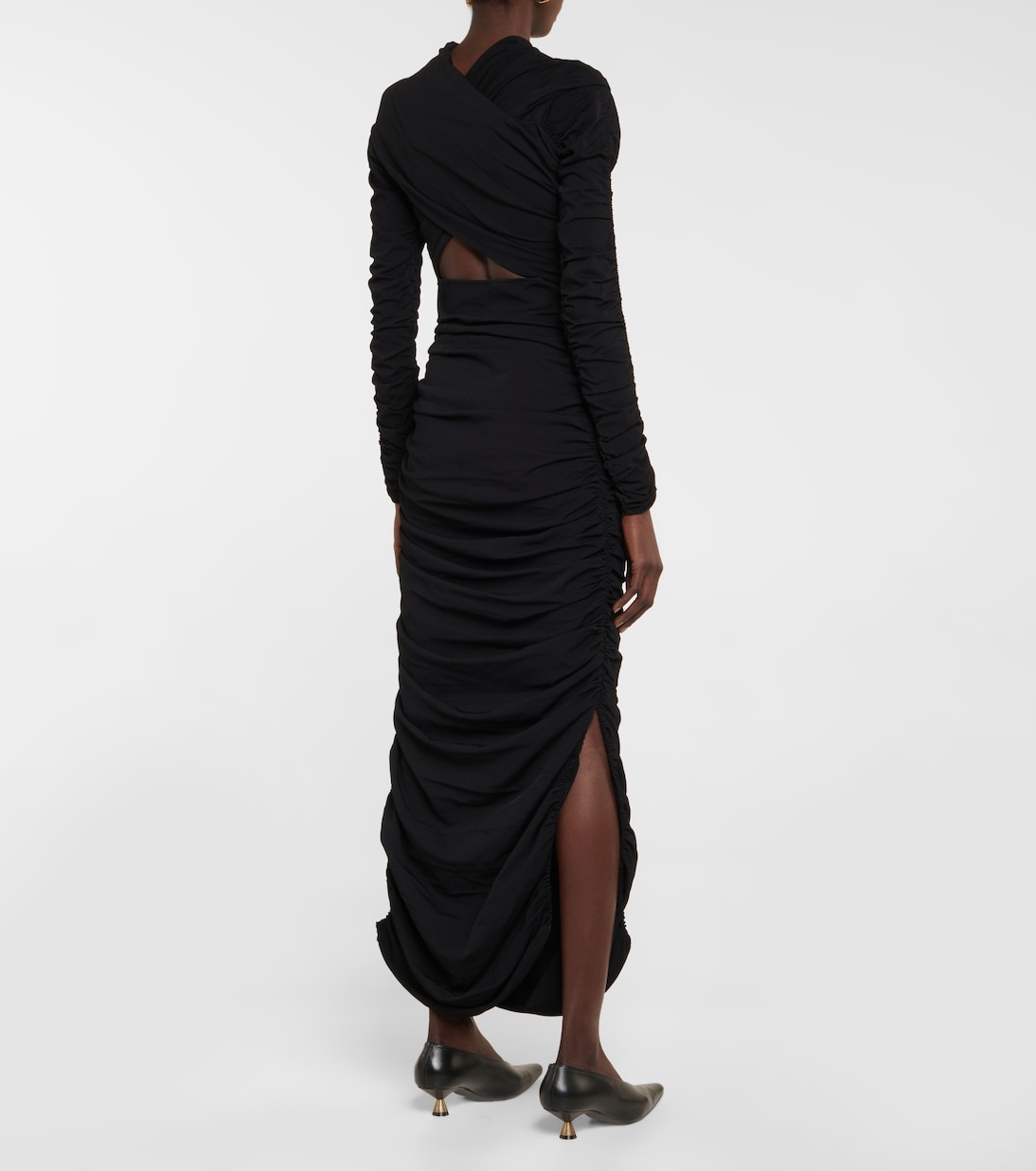 Abito lungo Vienna in jersey con cut-out | Khaite