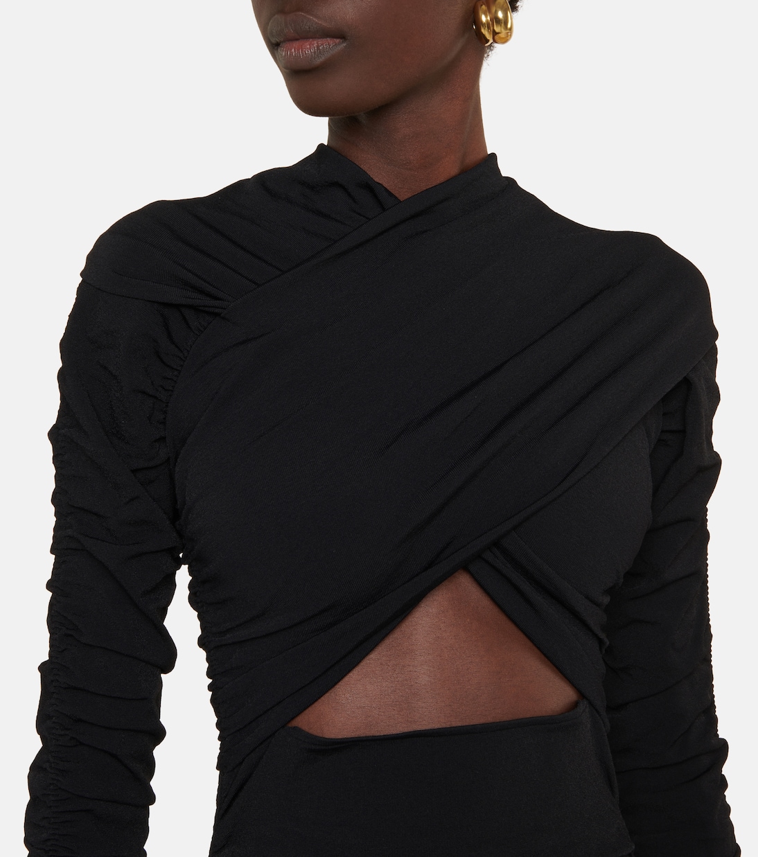 Abito lungo Vienna in jersey con cut-out | Khaite