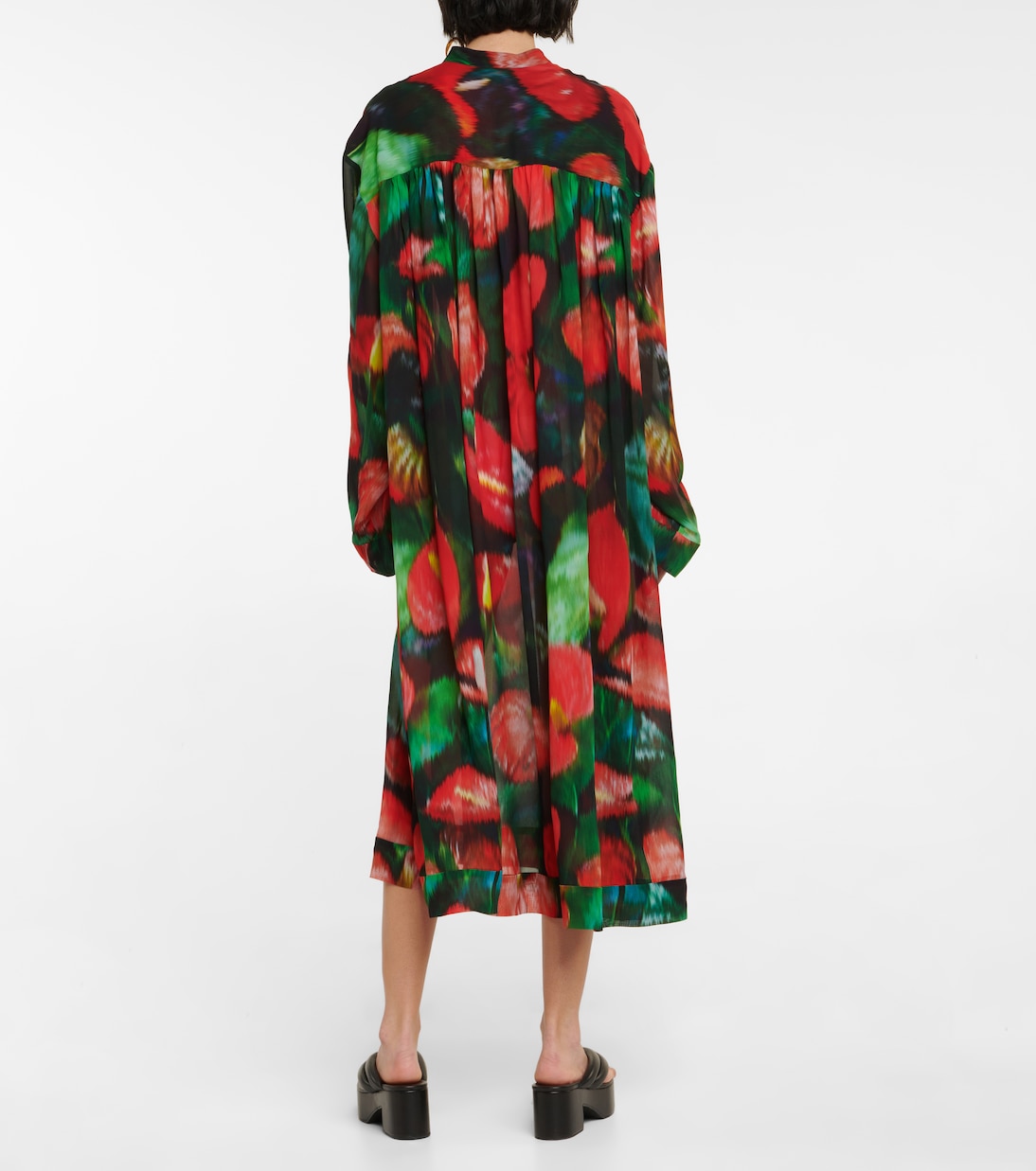 Robe midi imprimée | Dries Van Noten