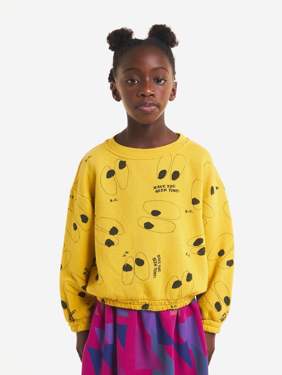 Printed cotton sweatshirt | Bobo Choses