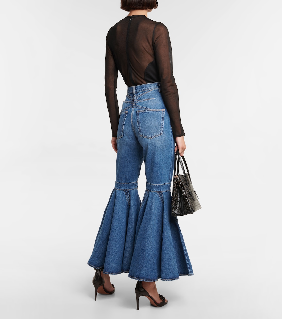 Crinoline high-rise flared jeans | Alaïa