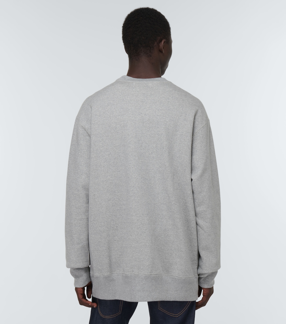 Sweatshirt mit Leder | Junya Watanabe
