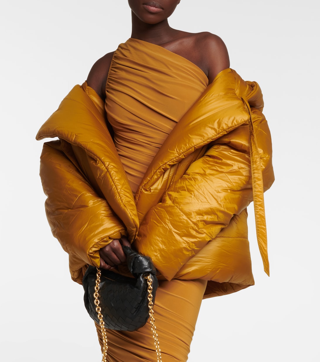 Sleeping Bag hooded puffer coat | Norma Kamali