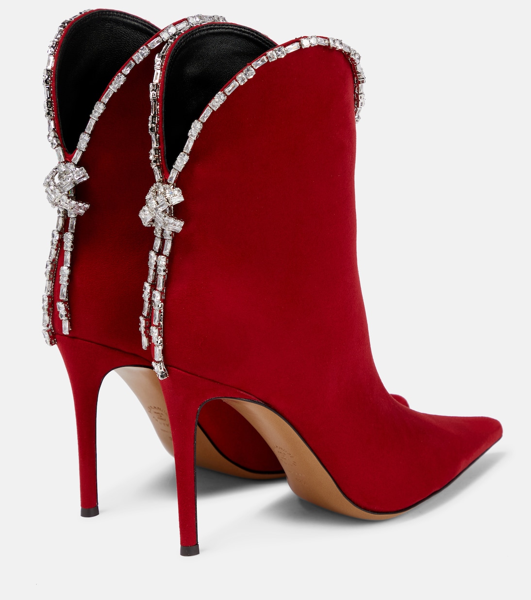 Embellished suede ankle boots | Alexandre Vauthier