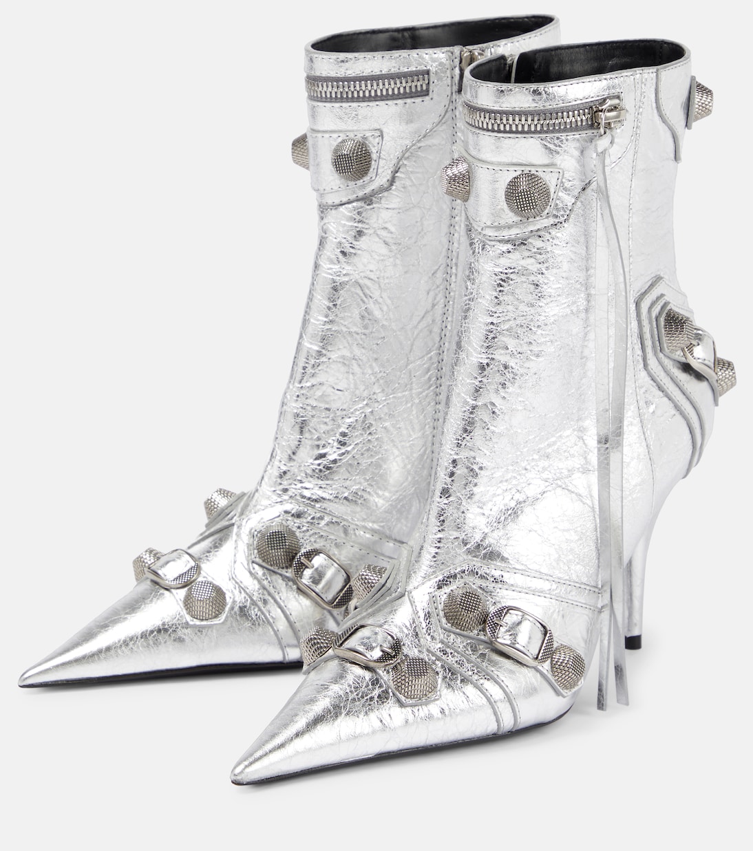 Stivaletti Cagole in pelle metallizzata | Balenciaga