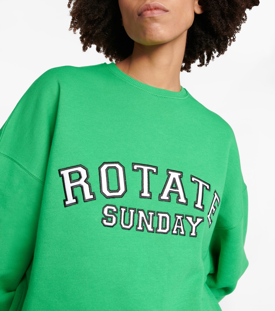 Iris logo cotton sweatshirt | Rotate