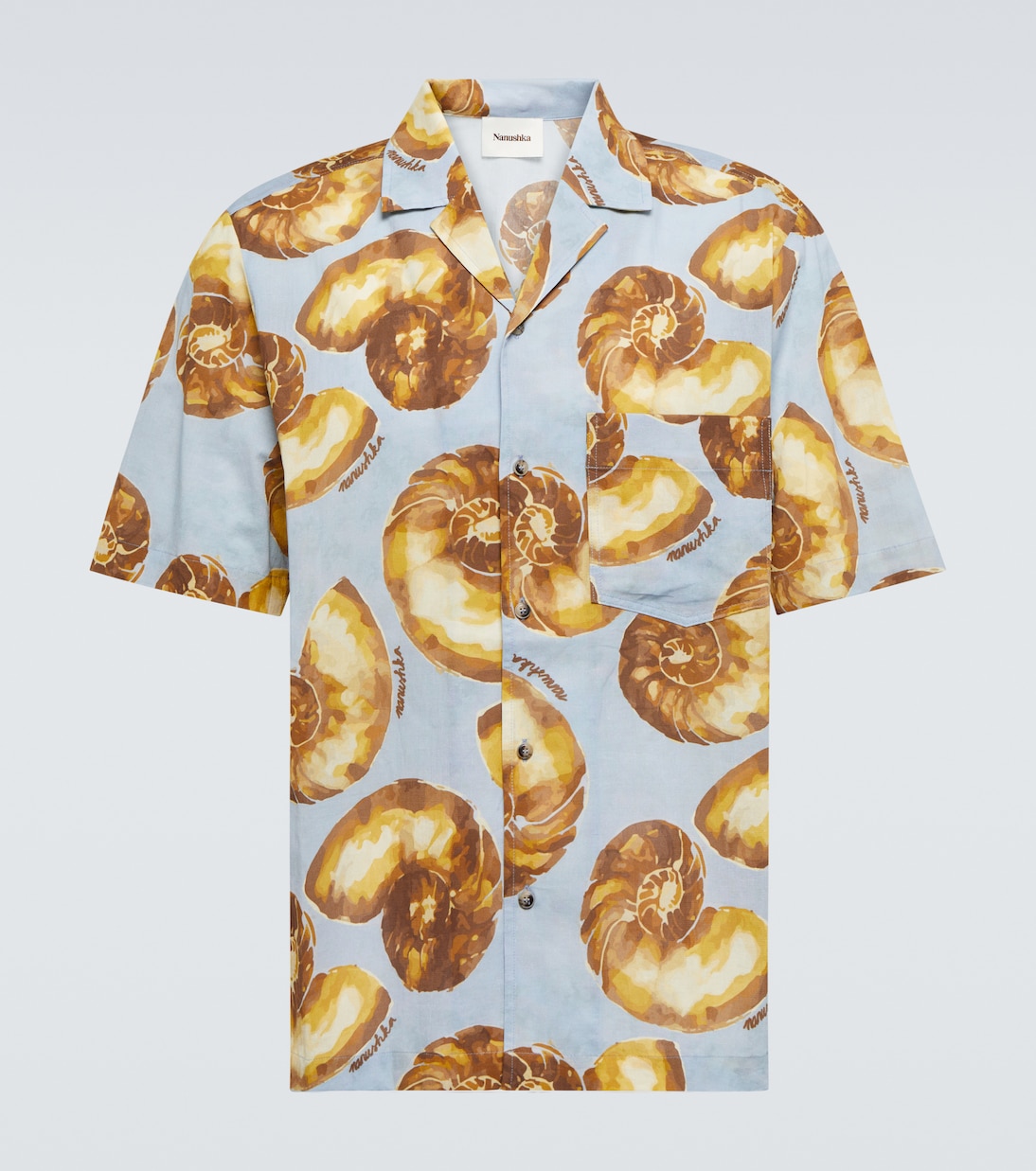 Camisa bowling de algodón | Nanushka