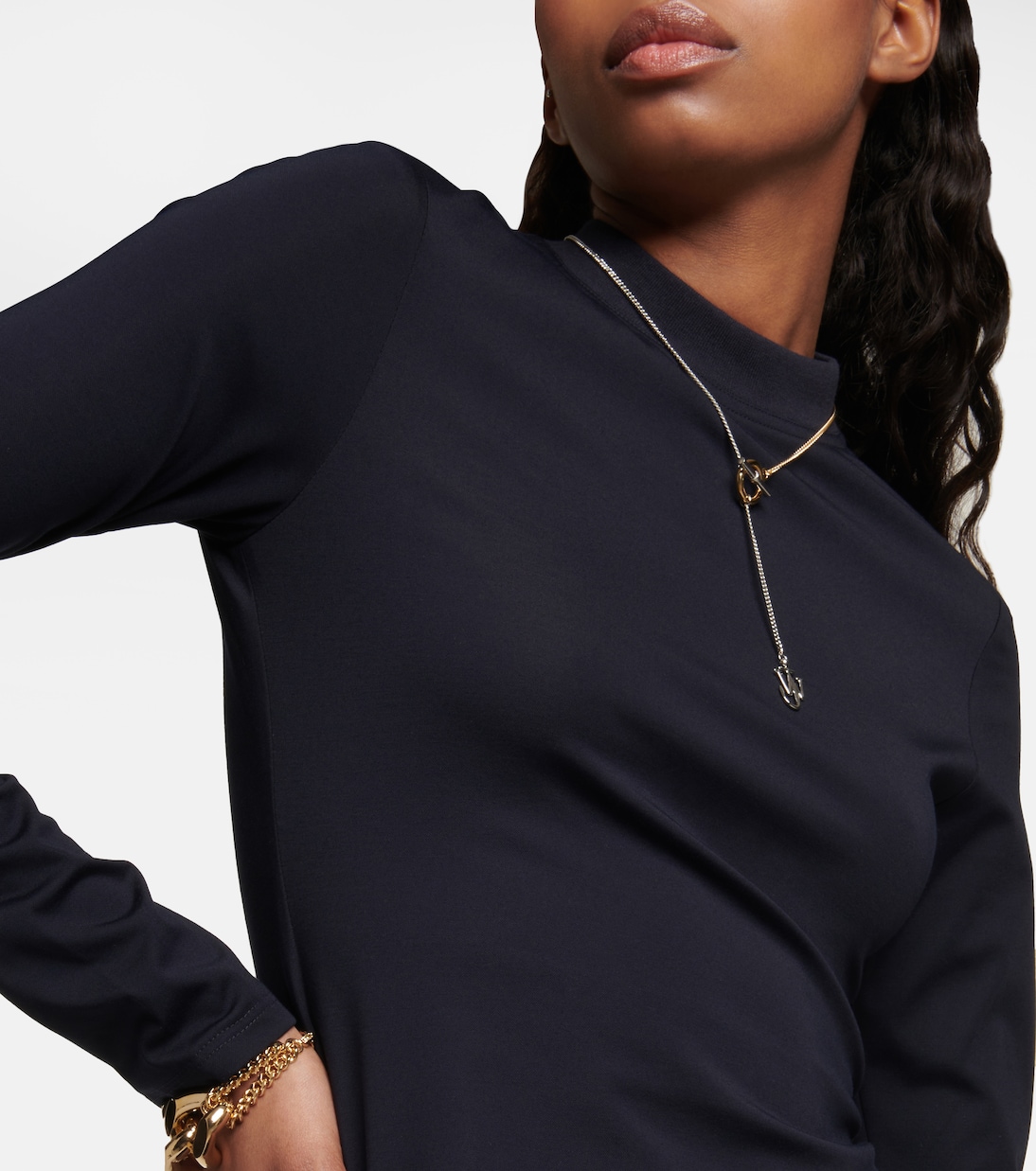 Miniabito in jersey con zip | JW Anderson