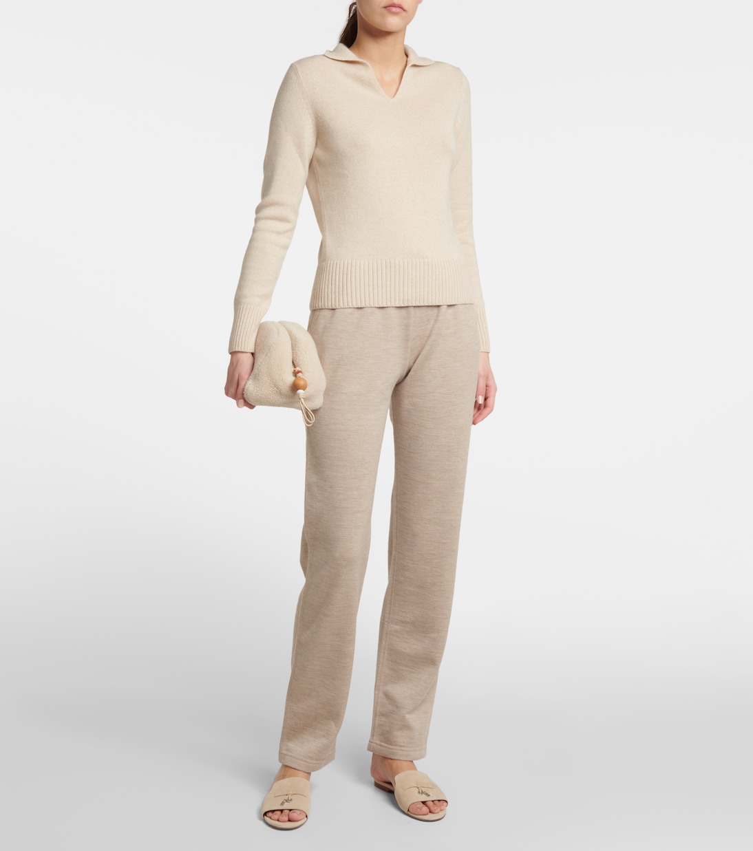 Hose aus Kaschmir mit weitem Bein | Loro Piana