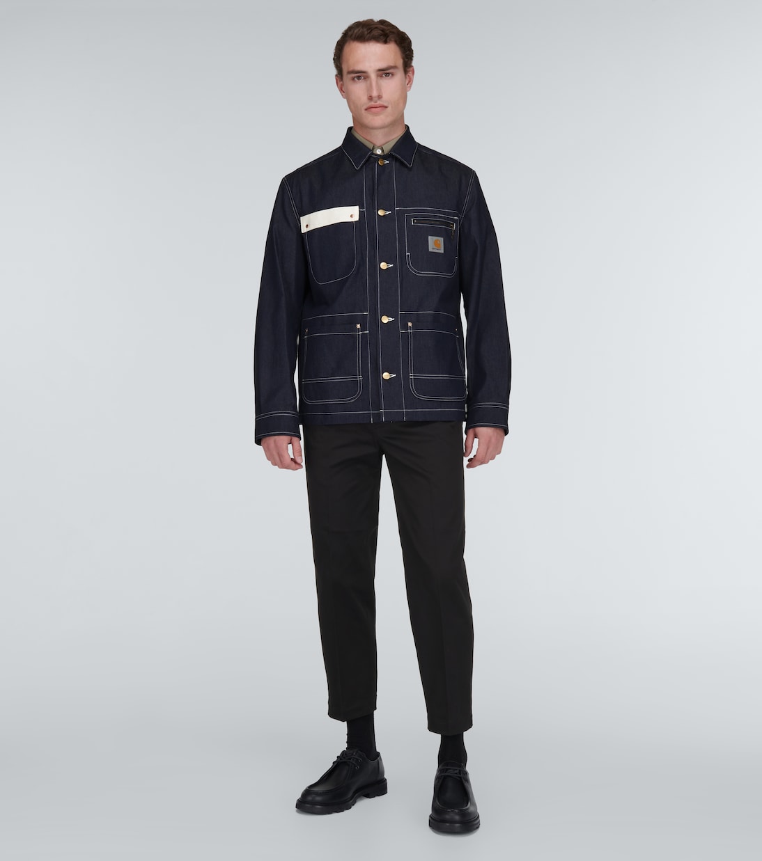 Pantalones rectos de gabardina | Junya Watanabe