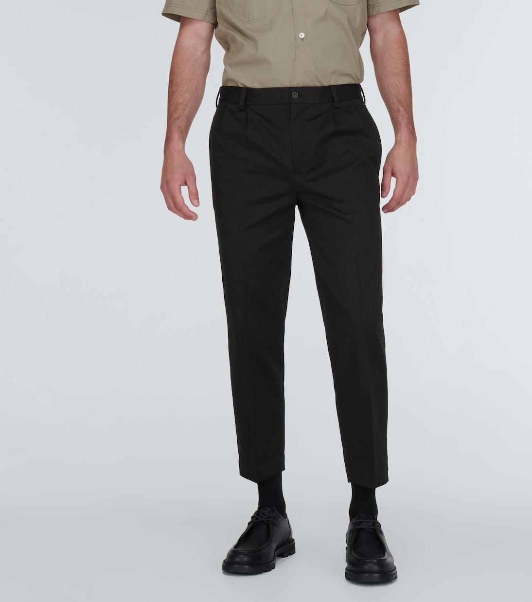 Pantalones rectos de gabardina | Junya Watanabe