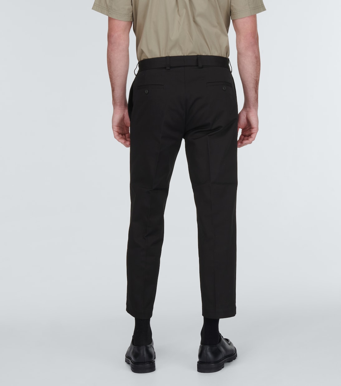 Pantalones rectos de gabardina | Junya Watanabe
