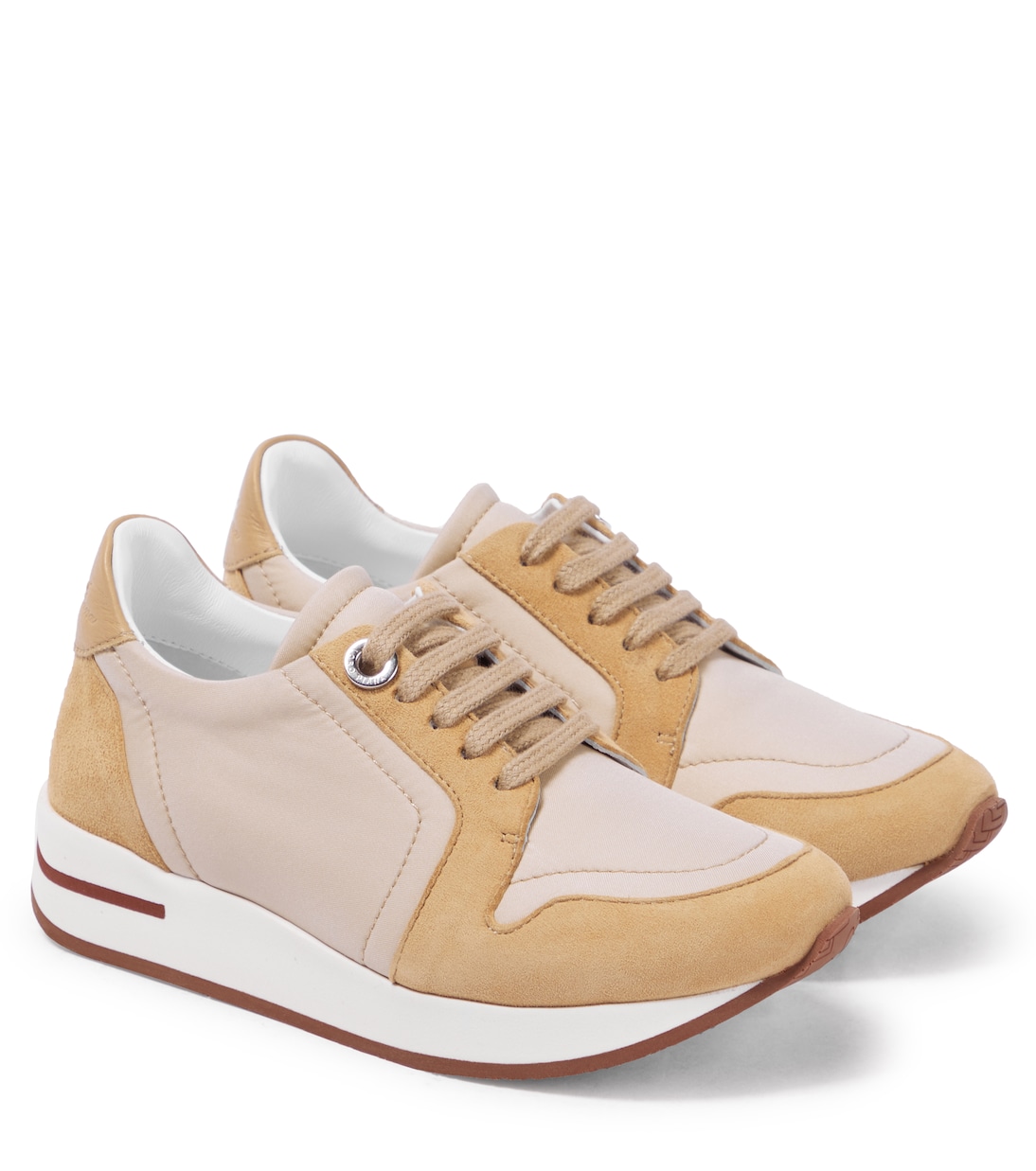 Sneakers My Wind mit Veloursleder | Loro Piana Kids