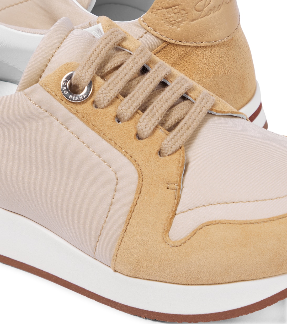 Sneakers My Wind mit Veloursleder | Loro Piana Kids
