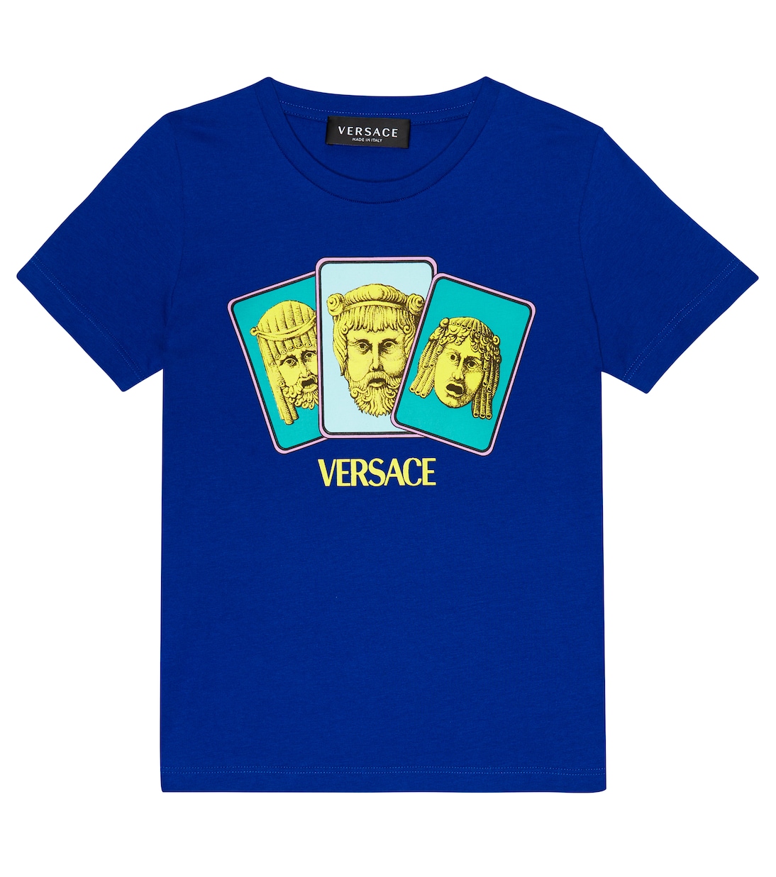 프린트 코튼 저지 티셔츠 | Versace Kids