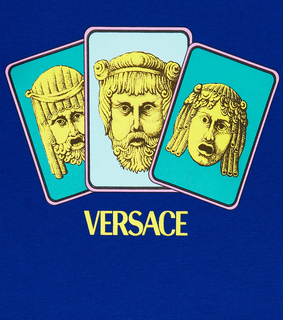프린트 코튼 저지 티셔츠 | Versace Kids