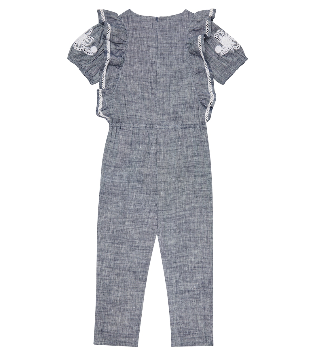 Jumpsuit in lino con ricamo | Tartine et Chocolat