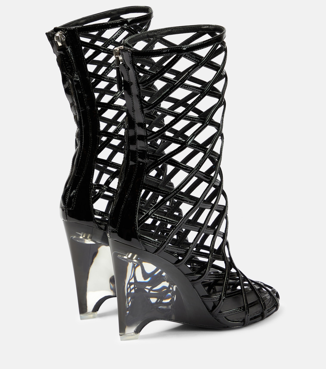 Botines con cuña de piel | Alaïa