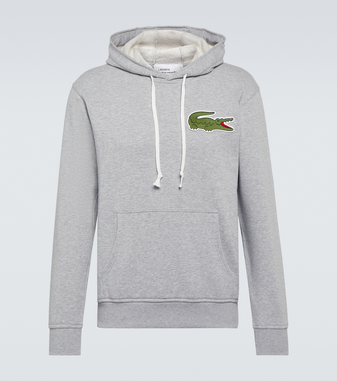 x Lacoste - Felpa in cotone con cappuccio | Comme des Garçons Shirt