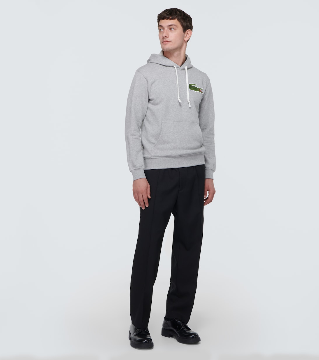 x Lacoste - Felpa in cotone con cappuccio | Comme des Garçons Shirt