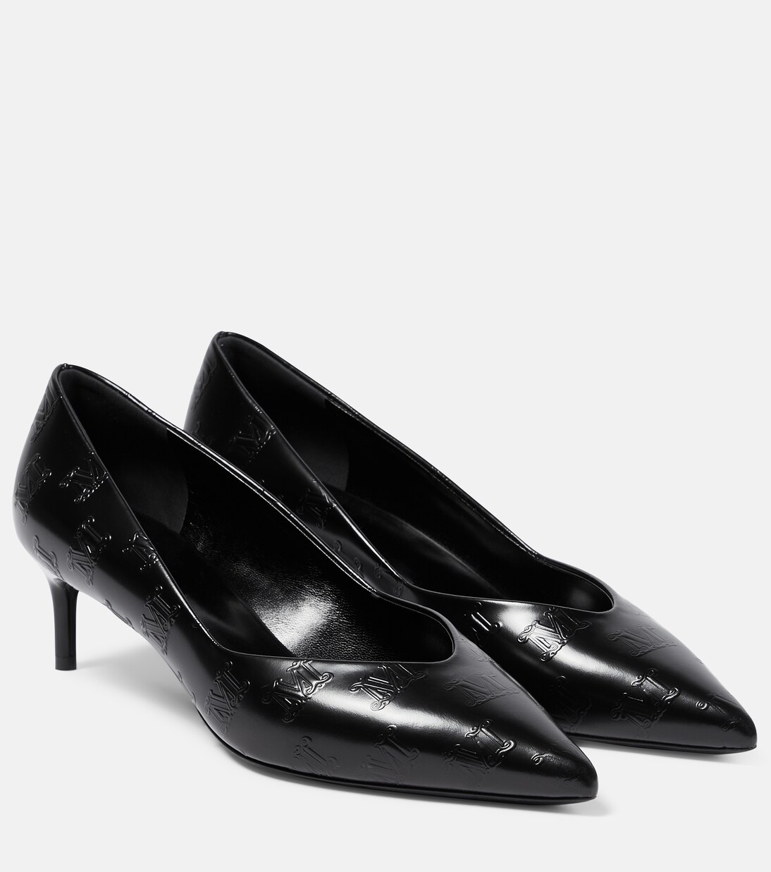 Escarpins Damier en cuir verni | Max Mara