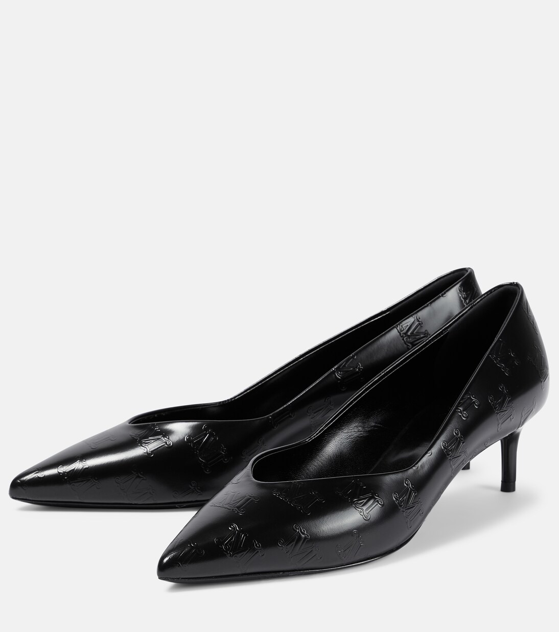 Escarpins Damier en cuir verni | Max Mara