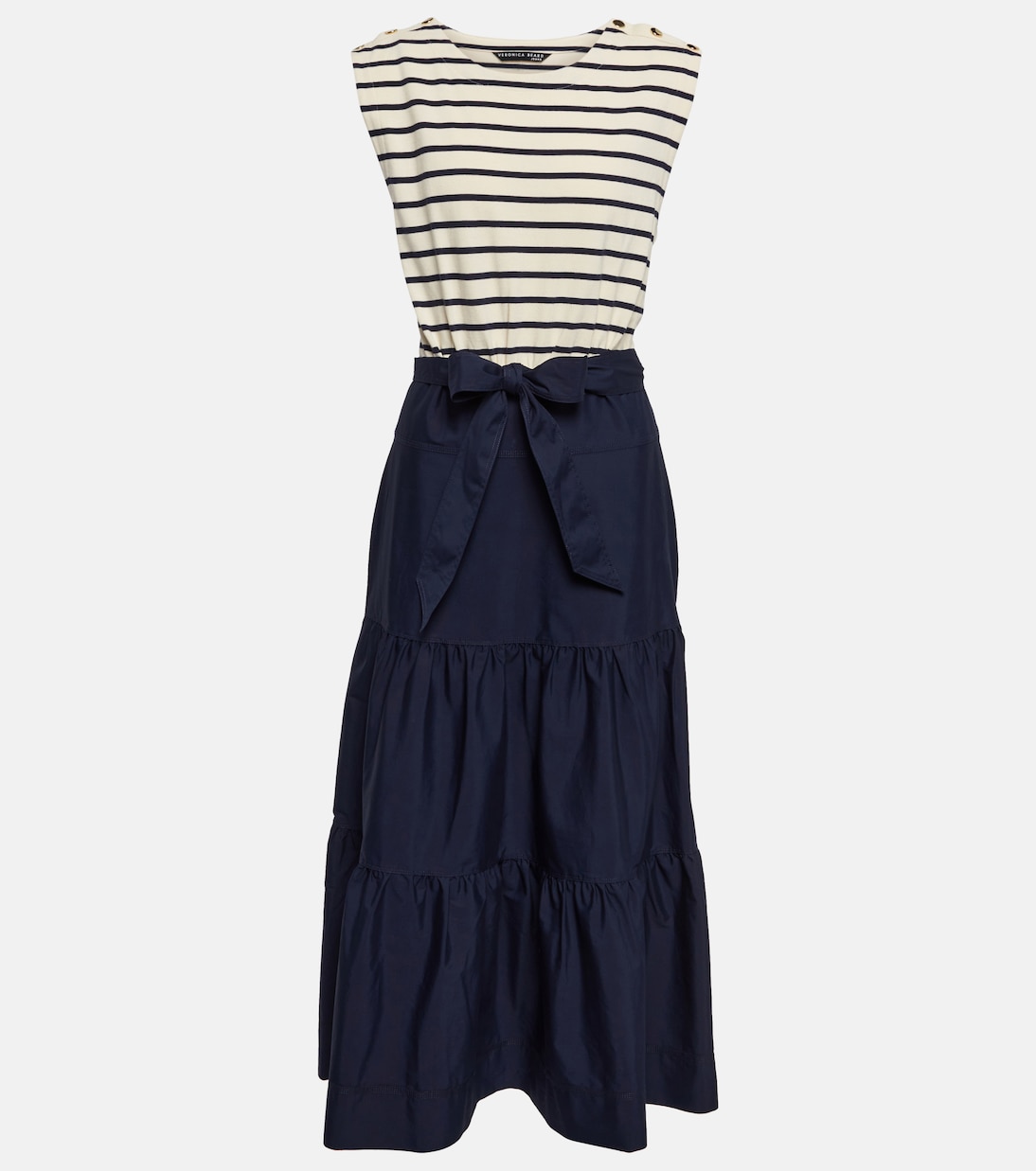 Robe midi Pazila en coton | Veronica Beard