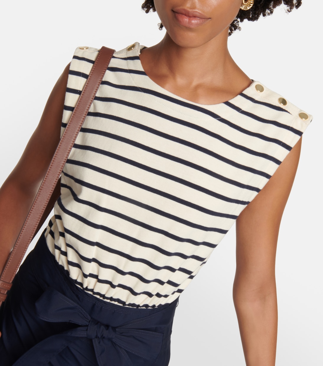 Robe midi Pazila en coton | Veronica Beard