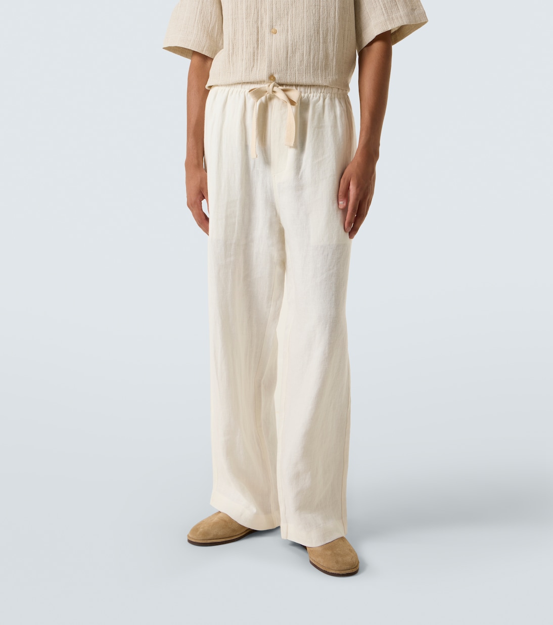 Weite Hose aus Leinen | Commas