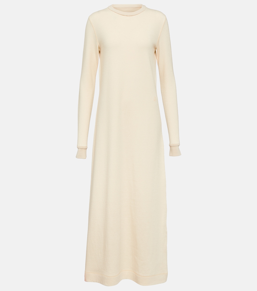 Robe midi en laine et coton | Jil Sander