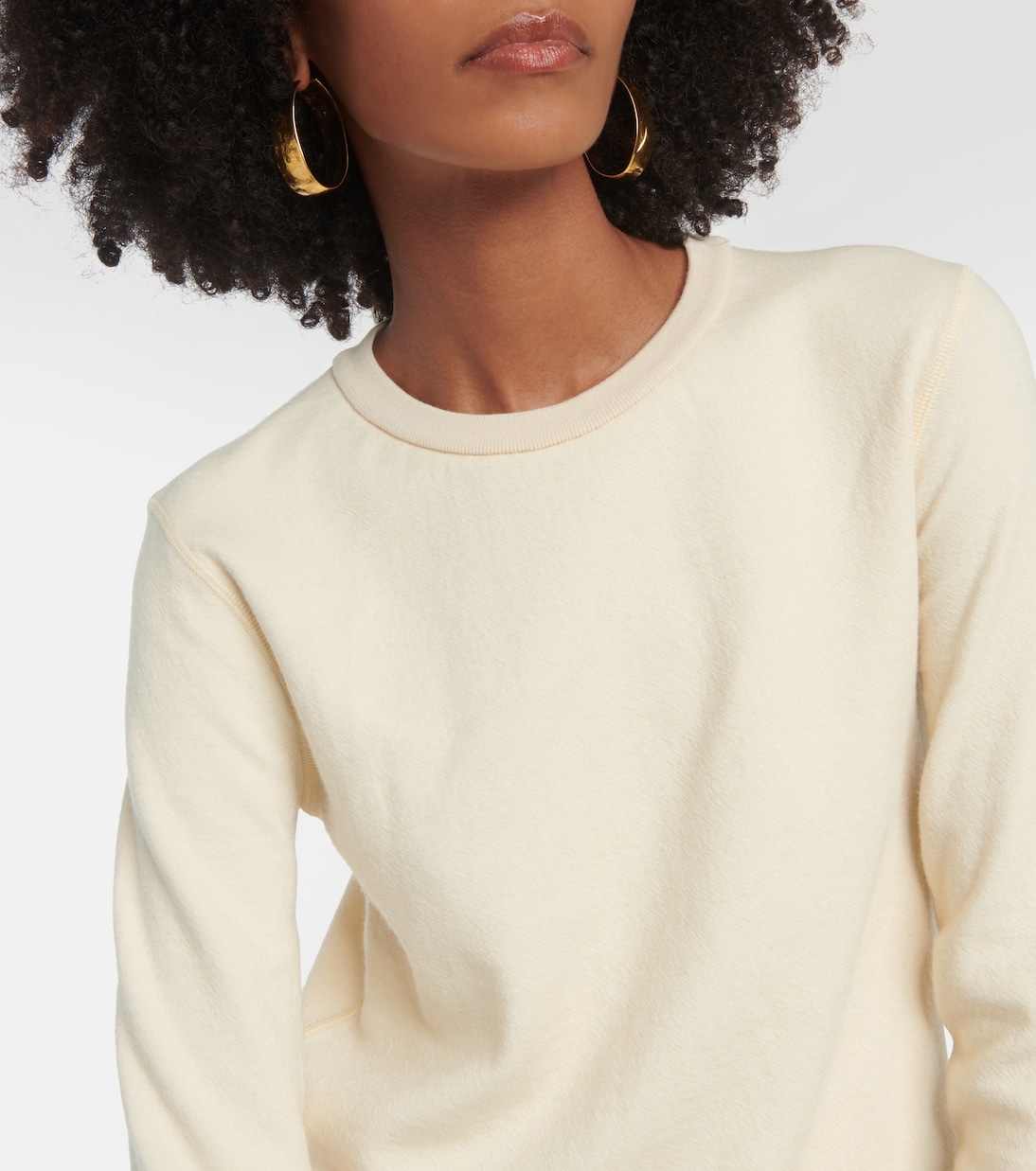 Robe midi en laine et coton | Jil Sander