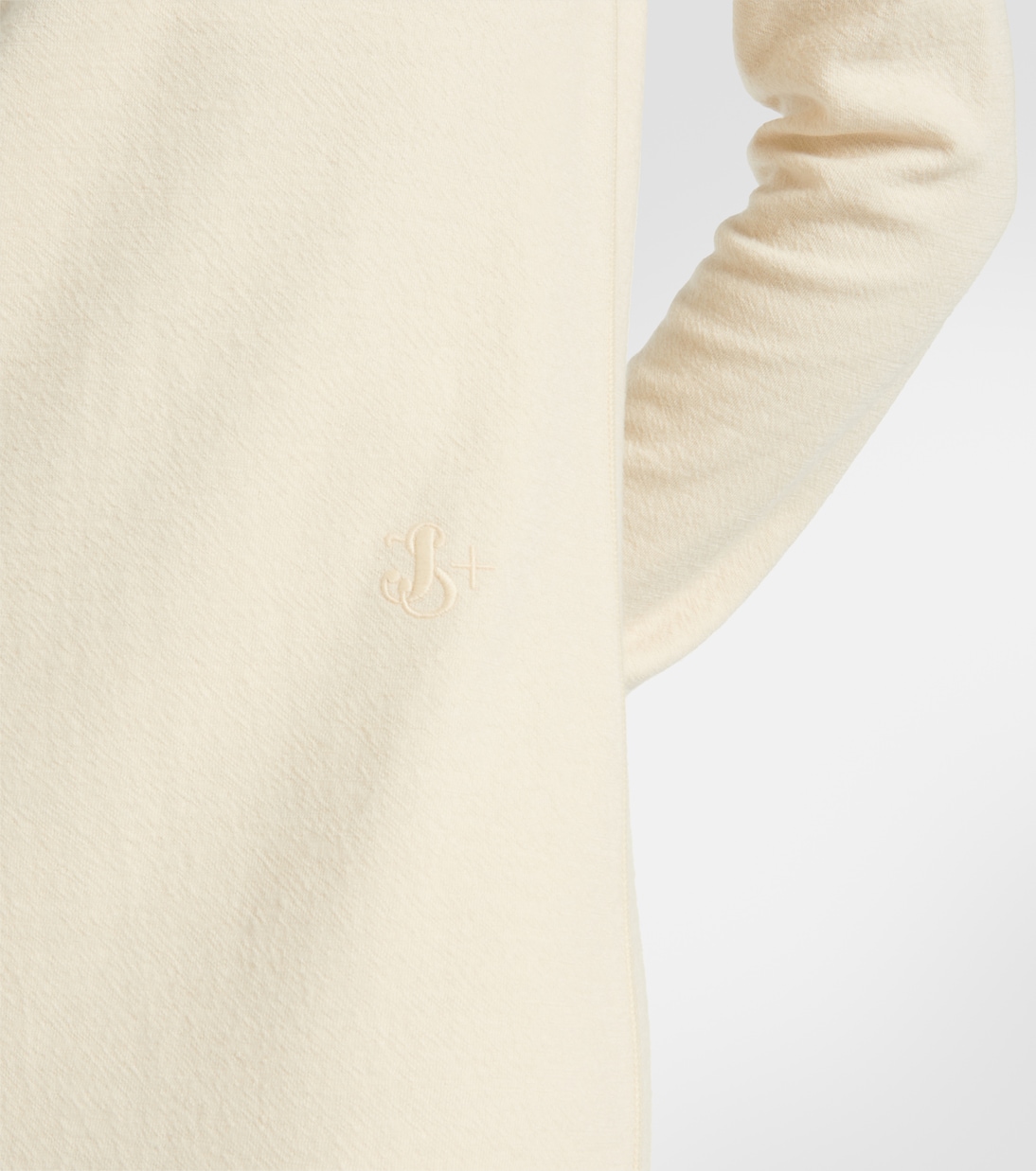 Robe midi en laine et coton | Jil Sander
