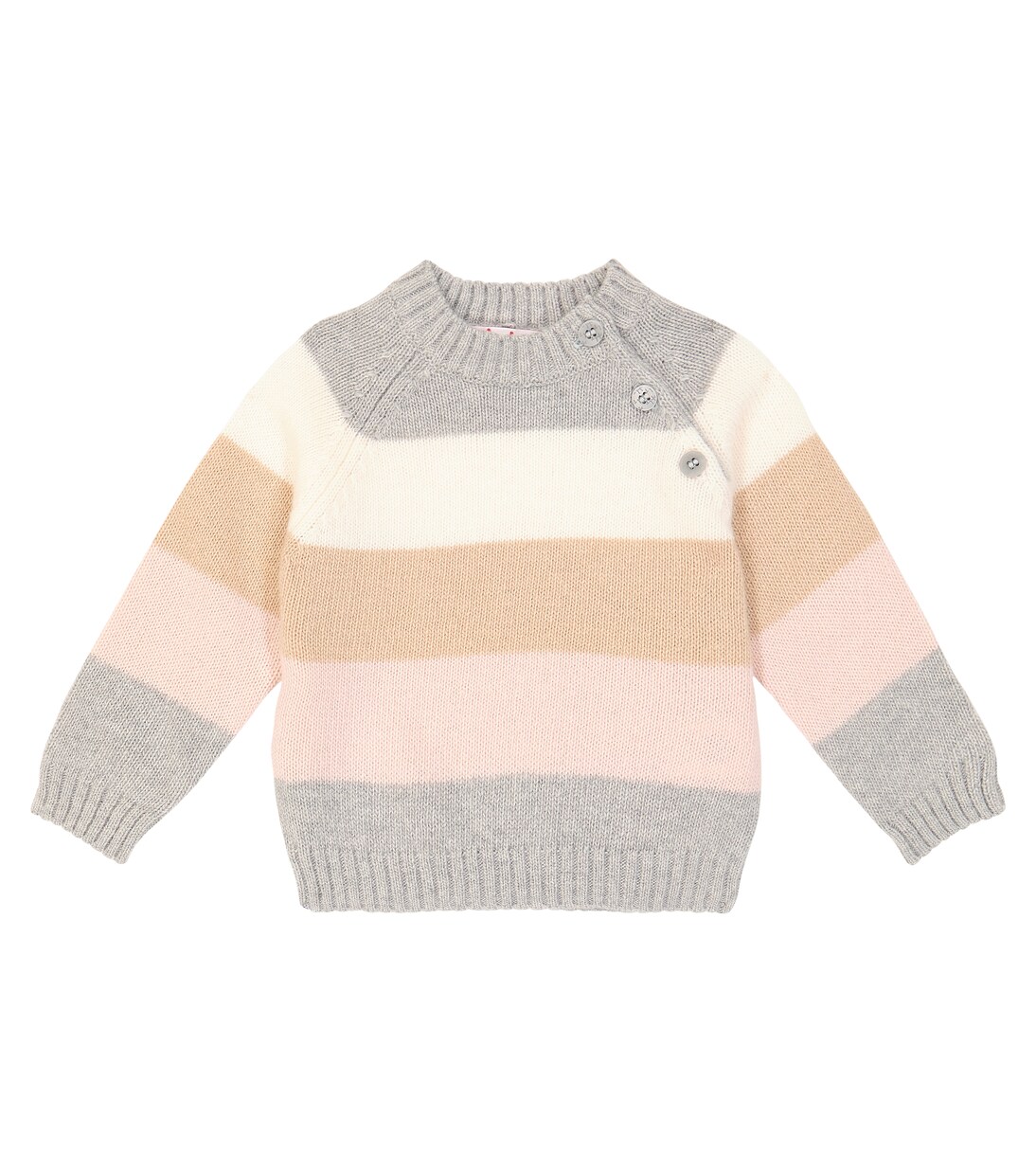 Baby - Pullover in lana vergine a righe | Il Gufo