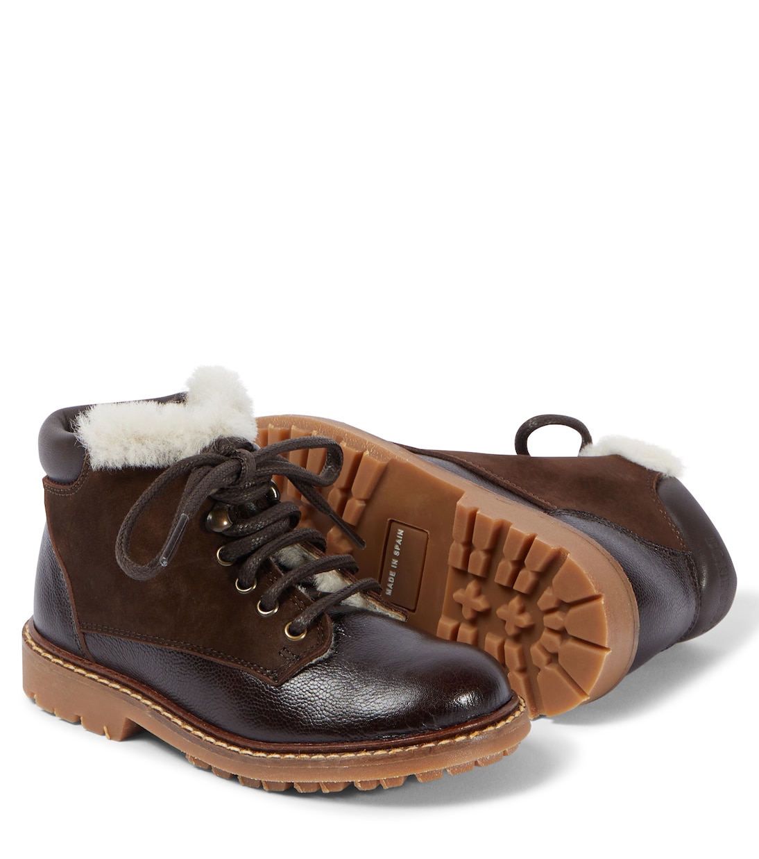 Stivali Danton in pelle e suede | Bonpoint